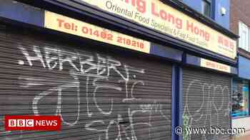 Hull traders say graffiti spoils street's 'real' art murals - BBC.com