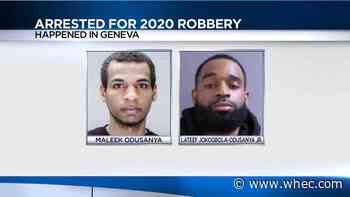 2 arrested for 2020 robbery in Geneva