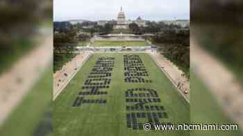 ‘Thoughts and Prayers': Dramatic Body Bag Installation Calls on Congress to Pass Gun Reform