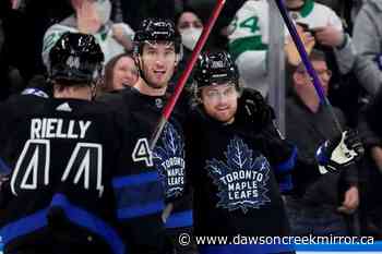 Maple Leafs down Devils on Engvall's late short-handed winner - Dawson Creek Mirror