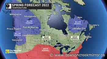 Cool spring forecast for Northeast BC - Dawson Creek Mirror