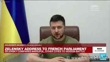 REPLAY: Zelensky adresses French Parliament, compares Mariupol to Verdun battle - FRANCE 24 English