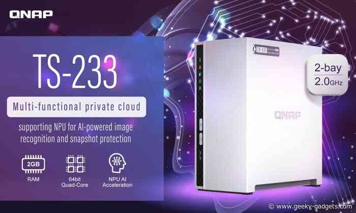 QNAP NAS with in-built Neural network Processing Unit (NPU)