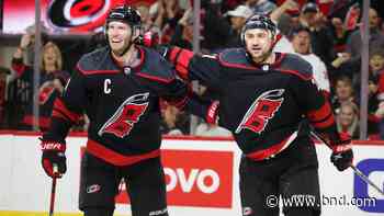 Wedgewood wins debut as Stars top Hurricanes 4-3 in shootout - Belleville News-Democrat