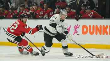 DeBrincat’s shootout goal propels Blackhawks over Kings 4-3 - Belleville News-Democrat