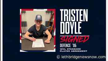 Hurricanes sign defenseman Tristen Doyle - Lethbridge News Now