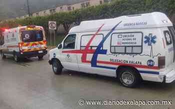 Choque en bulevar a Coatepec por lluvia y exceso de velocidad - Diario de Xalapa