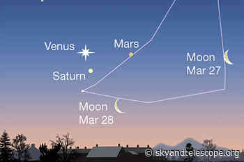 This Week's Sky at a Glance, March 25 – April 2