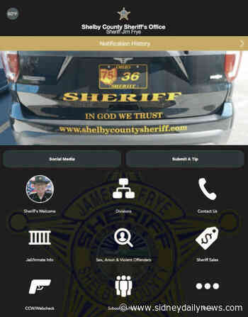 There's an app for the Shelby County Sheriff's Office - sidneydailynews.com