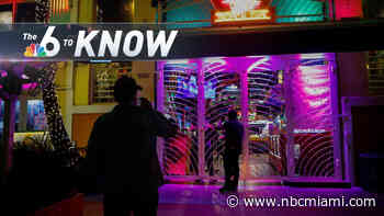 6 to Know: Party Shuts Down Early as South Beach Curfew Begins