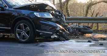 Tödlicher Unfall im Aachener Süden: Retter können jungem Motorradfahrer nicht mehr helfen