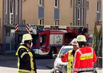 Brand in Augsburg-Lechhausen - Feuerwehr muss Mieterin aus verrauchter Wohnung retten | Presse Augsburg - Presse Augsburg