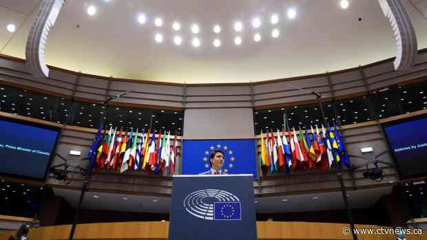 European MPs blast PM Trudeau for handling of Freedom Convoy after Brussels speech