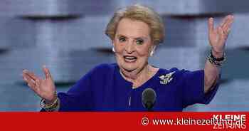 Leichte Sprache: 1. US-Außen-Ministerin Madeleine Albright gestorben - Kleine Zeitung