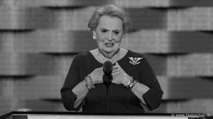 Trauer um Madeleine Albright: Die erste ihrer Art | tagesschau.de - tagesschau.de