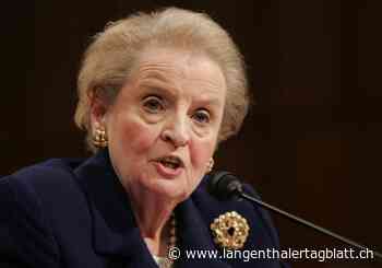Erste US-Aussenministerin – Madeleine Albright ist tot - Langenthaler Tagblatt