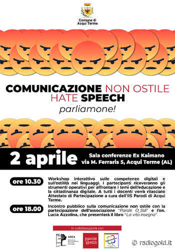 Il 2 aprile ad Acqui una giornata sulla sensibilizzazione contro l'odio in rete: ospite Lucia Azzolina - Radio Gold