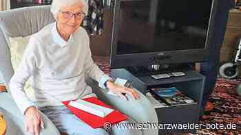 105 Jahre alt: Johanna Haeger ist  Nagolds älteste Bürgerin