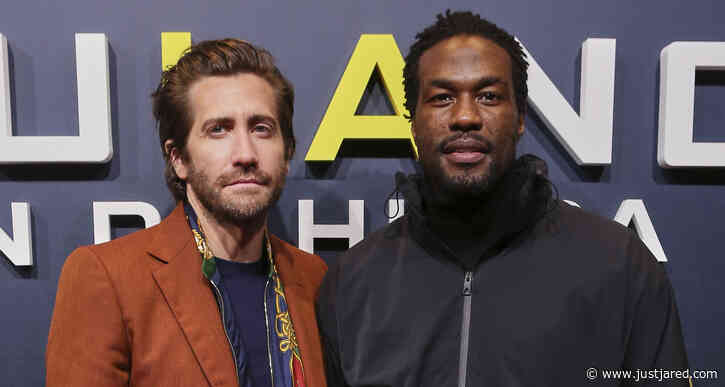 Jake Gyllenhaal & Yahya Abdul-Mateen II Buddy Up for Latest 'Ambulance' Screening in Spain