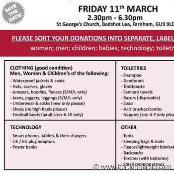 Farnham Help for Refugees to hold aid collection for Ukraine | bordonherald.com - Bordon Herald