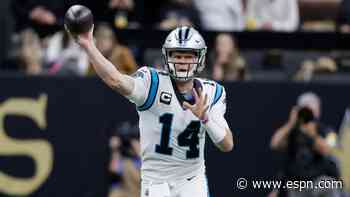 Panthers GM: Darnold 'in the lead' for QB job
