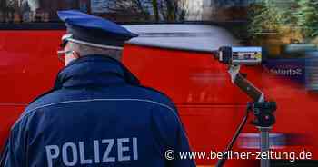 Blitzermarathon: Polizei erwischt 7500 Raser in Brandenburg - Berliner Zeitung