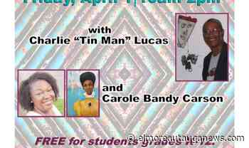 FREE Art Workshop: Charlie 'Tin Man' Lucas, Carol Bandy Carson to Teach at event in Prattville April 1 – Elmore-Autauga News - Elmore Autauga News
