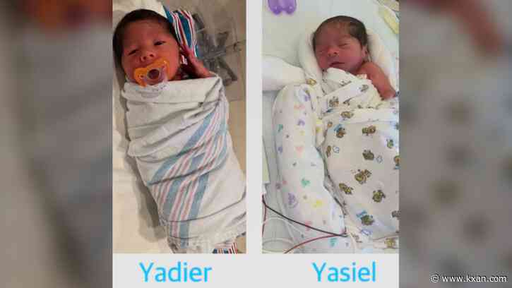 Twins born after receiving historic laser surgery in womb at Dell Children's
