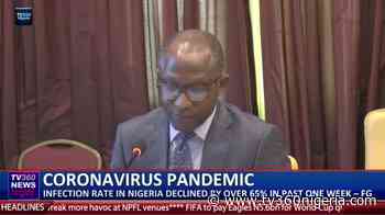 Coronavirus Pandemic: Infection rate recorded a decline by over 65% In the past one week – FG - TV360