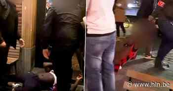 Beelden tonen hoe portier van Antwerpse karaokebar klant knock-out slaat - Het Laatste Nieuws