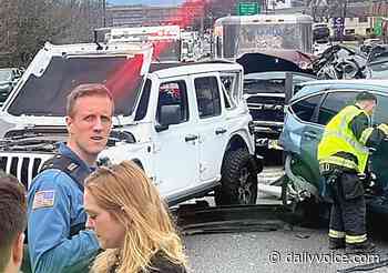 Human Corpse Ejected From Transport Van, Horse In Trailer OK In Multi-Vehicle Crash On Route 17 - Daily Voice