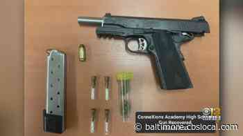 Baltimore Student With Loaded Gun Was Reported By Classmates After Social Media Posts - CBS Baltimore