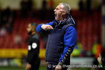 Sheridan puts points before performances for Oldham Athletic - The Oldham Times