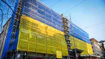 Lichtburg in Essen ist in ukrainische Nationalfarben gehüllt - WAZ News