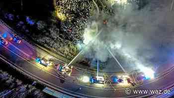 Wieder Großbrand in Essen: Schrottplatz stand in Flammen - WAZ News