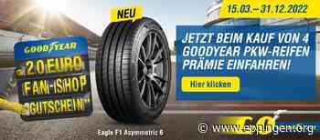 ▷ 4 GOODYEAR Pkw-Reifen kaufen und Gutschein sichern! - Eppingen.org