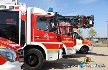 FW-MG: Brand eines Garagentraktes