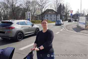 Kreisverkehr mit Ampeln: Tanja Gerwens aus Marl hat die Nase voll - Marler Zeitung