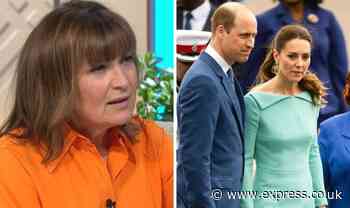 Lorraine Kelly takes aim at Kate and William's tour: 'Visuals have been a mistake' - Express