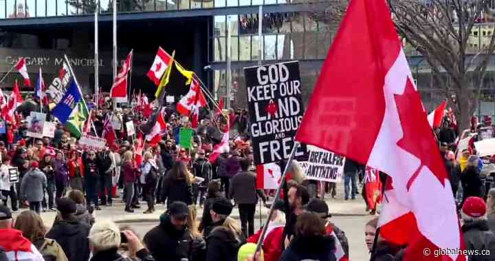 Calgary protests expected to continue under emergency injunction - Global News