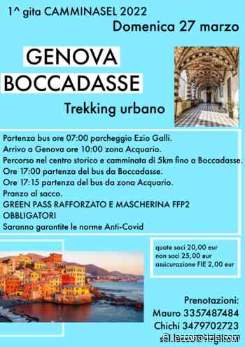 1^ GITA CAMMINASEL LECCO GENOVA BOCCADASSE - Lecco Notizie