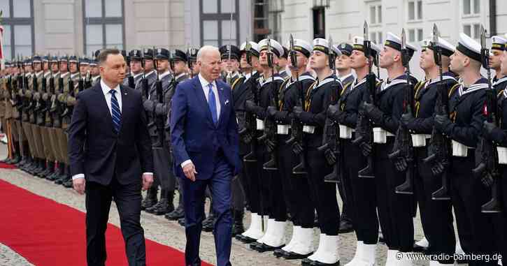 Polens Präsident Duda empfängt Biden in Warschau