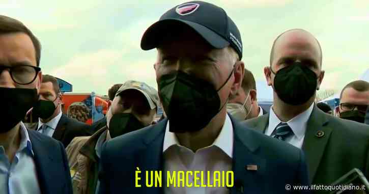 Guerra Russia Ucraina, il presidente Usa Joe Biden dopo aver visitato un campo profughi a Varsavia: “Putin? Un macellaio”