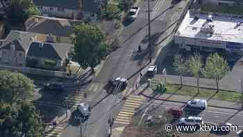 Oakland police investigating a shooting at 82nd and Bancroft Avenues - KTVU FOX 2 San Francisco