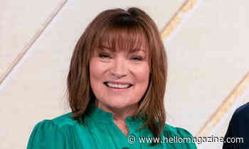 Lorraine Kelly stuns in waist-cinching leather dress and heels - HELLO!