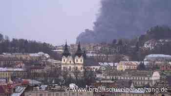 Schwerer Luftangriff auf ukrainische Großstadt Lwiw
