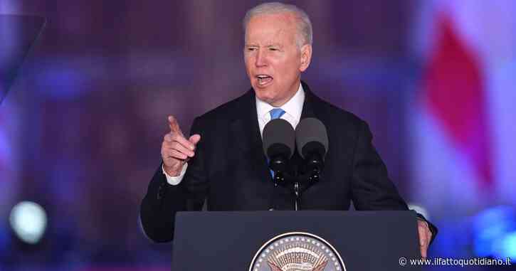 Biden: “Putin macellaio. Minaccia di portare decenni di guerra, non può restare al potere”. Il Cremlino: “Non è una cosa che decide lui”