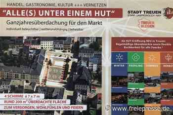 Treuen setzt Markt-Beschattung per Sonnenschirm um - freiepresse.de