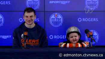 Edmonton Oilers honour boy with brain tumour - CTV News Edmonton