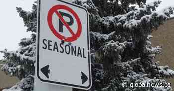 Phase 1 parking ban begins in Edmonton Friday night - Global News